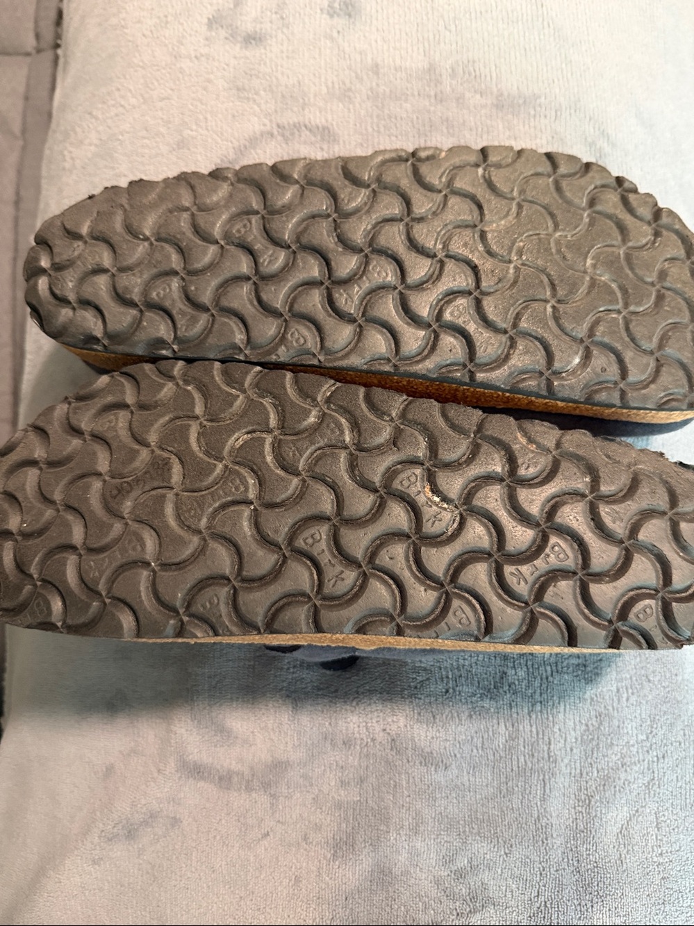 Birkenstock Boston Suede Clogs Size 40 Regular/Wide – Blue Gray - Picture 4 of 5